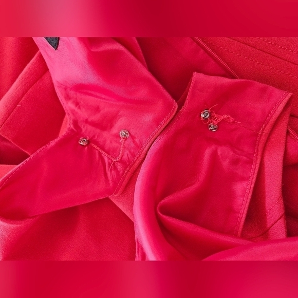 Black Label by Evan-Picone Reddish Pink Shift Sleeveless Dress-Size 6 - Picture 2 of 8